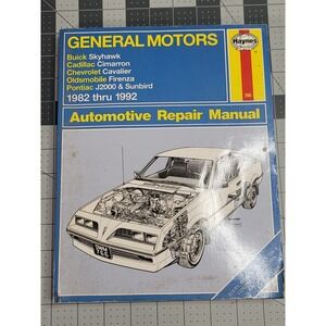 General Motors Buick Cadillac Chevy Olds 1982-1992 Haynes Repair Manual 766